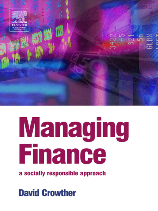 Title details for Managing Finance by D. Crowther - Available